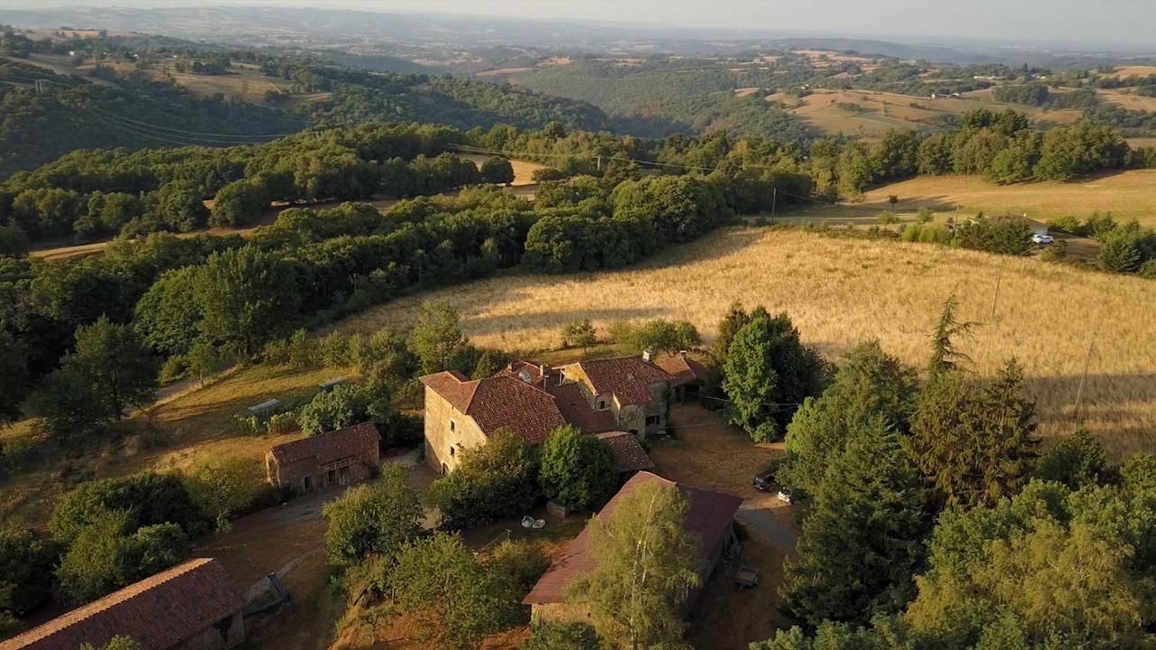 Grande Maison De Caractere En Pierres -Superbe Vue Saint-Cirgues  المظهر الخارجي الصورة